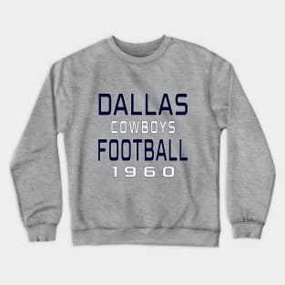 Dallas Cowboys Football 1960 Classic Crewneck Sweatshirt
